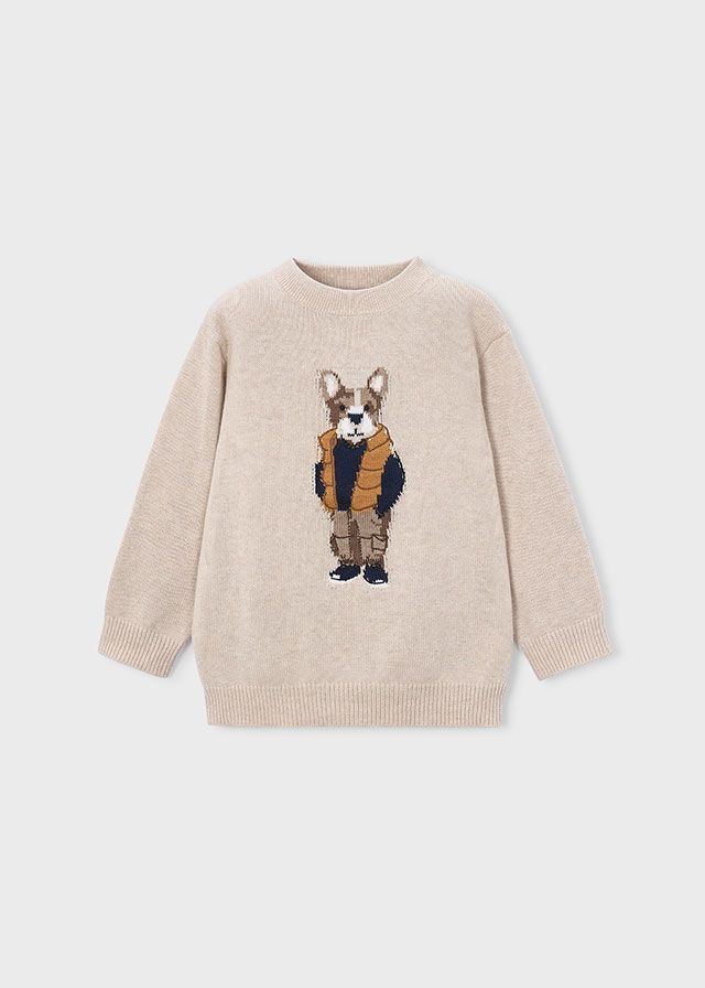 **PRE ORDER AW26 Boys Mayoral Jumper 4306 Oat 19