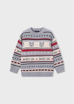 **PRE ORDER AW26 Boys Mayoral Jumper 4308 Fog 26