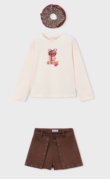 **PRE ORDER AW26 Girls Mayoral Top and Shorts Set 4028 4228 (78,39)