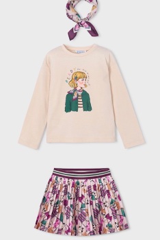 **PRE ORDER AW26 Girls Mayoral Top and Skirt Set 4002 4903 (10,82)