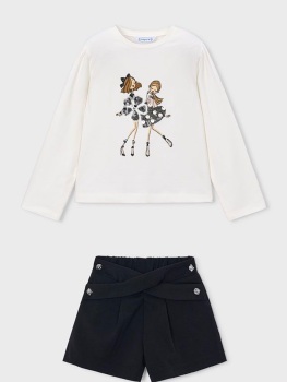 **PRE ORDER AW26 Girls Mayoral Top and Skort Set 4033 4909 (11,36)