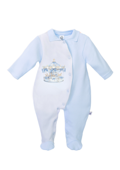 Boys First Baby Carousel Babygrow