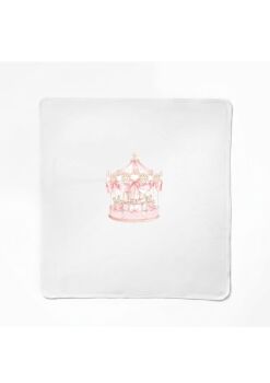 Girls First Baby Carousel Blanket