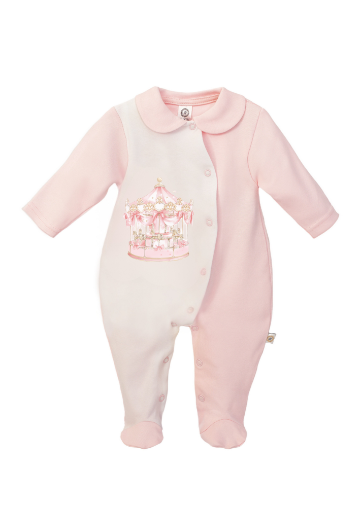 Girls First Baby Carousel Babygrow