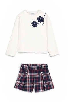 **PRE ORDER AW26 Girls Mayoral Top and Shorts Set 4035 4229 (18,45)
