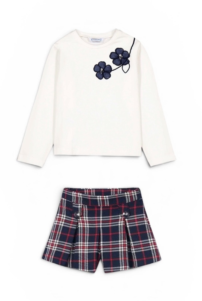 **PRE ORDER AW26 Girls Mayoral Top and Shorts Set 4035 4229 (18,45)
