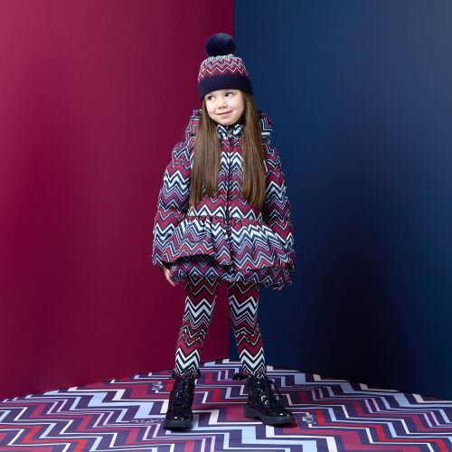 **PRE ORDER AW26 Girls ADee Chevron Charm Collection Ava Coat W263208