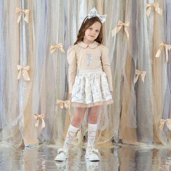**PRE ORDER AW26 Girls ADee Eau de ADee Brie Top and Skirt Set W262513