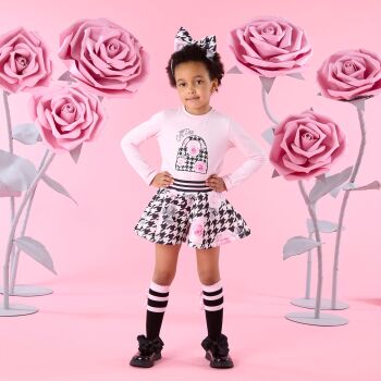 **PRE ORDER AW26 Girls ADee Winter Bloom Collection Amy Top and Shorts Set W261509