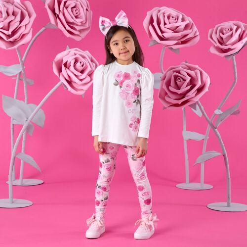 **PRE ORDER AW26 Girls ADee Winter Bloom Collection Ayla Top and Leggings S