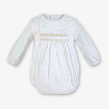**PRE ORDER AW26 Boys Miranda Cream Romper 22