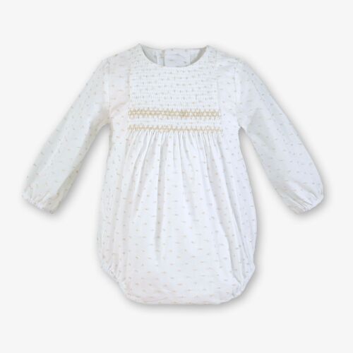 **PRE ORDER AW26 Boys Miranda Cream Romper 22