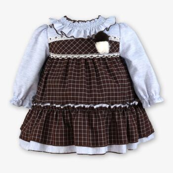 **PRE ORDER AW26 Girls Miranda Blue Dress 147