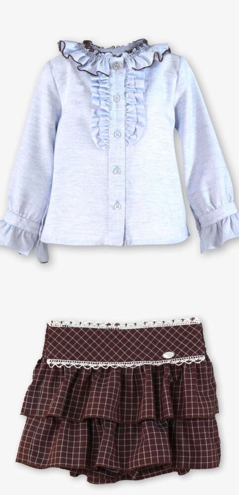 **PRE ORDER AW26 Girls Miranda Blue Shorts Set 247