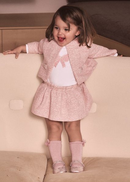 **PRE ORDER AW26 Girls Mayoral 3 Piece Set 2954 Pink 29