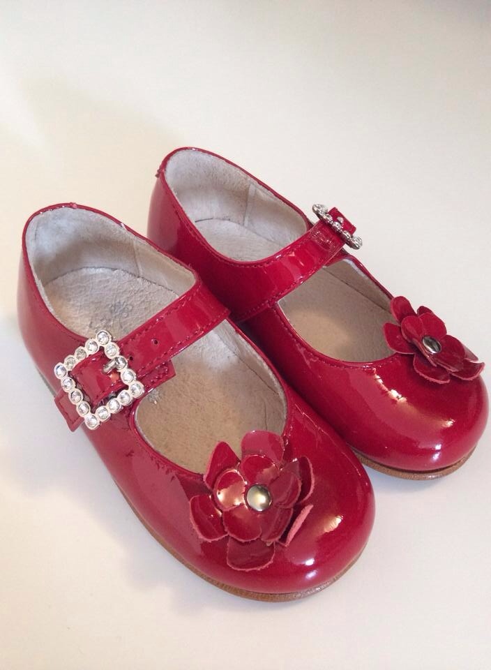 CLEARANCE PRICE Girls Red Patent Shoes WAS £39.95 NOW ONLY £20
