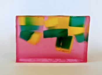 Pear and Freesia Soap Slice