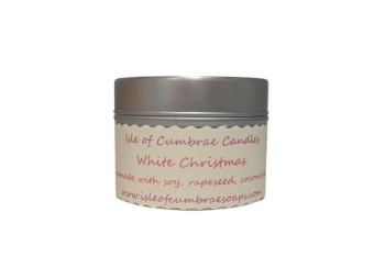 White Christmas Soy, Rapeseed, Coconut and Bees Wax Candle