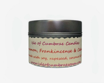 Frankincense. Cinnamon and Cedarwood Soy, Rapeseed, Coconut and Bees Wax Candle
