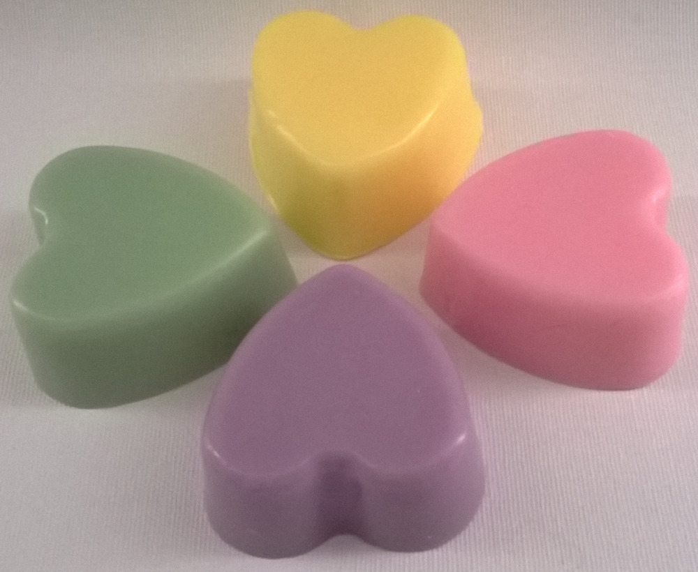 Small love heart soap