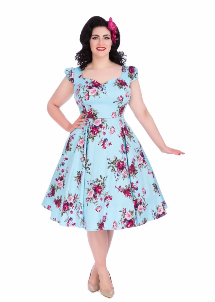 Plus size vintage 50's rockabilly swing dresses