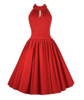 Jasmine red swing dress