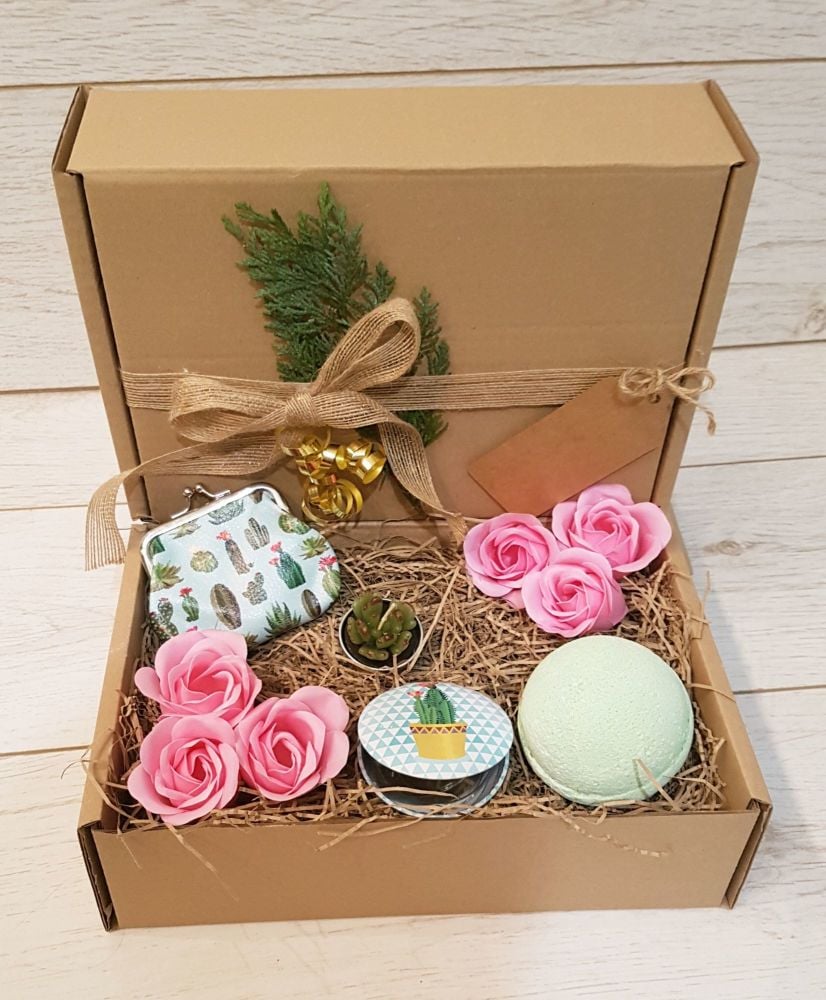 Small cactus gift box