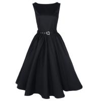 Vintage black Audrey style dress. Available up to size 30 