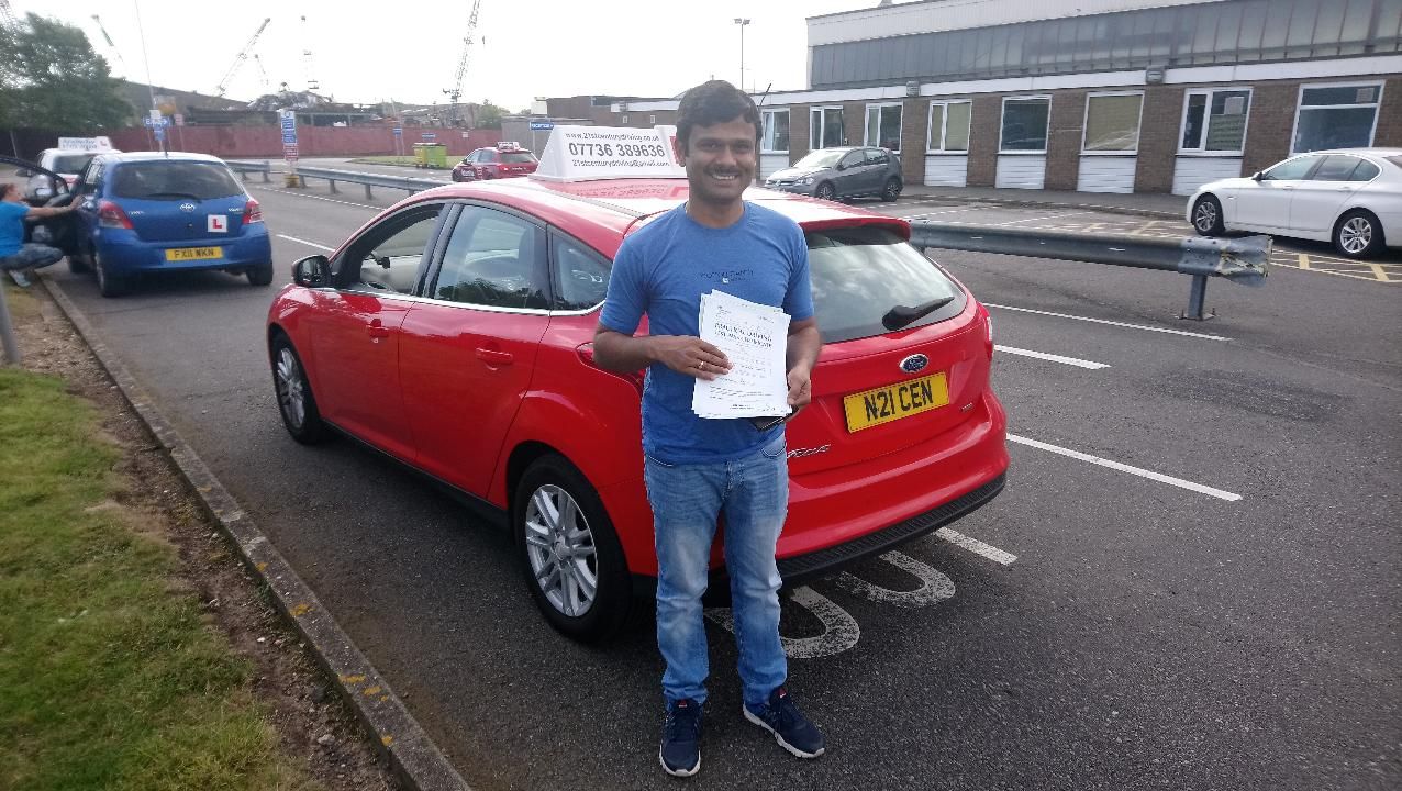 Driving Test Success, I took my driving lessons in grimsby with 21st Century Driving