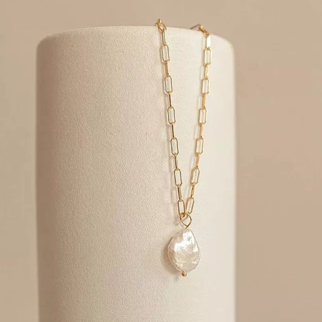 'CLARISSA' Baroque Pearl Necklace