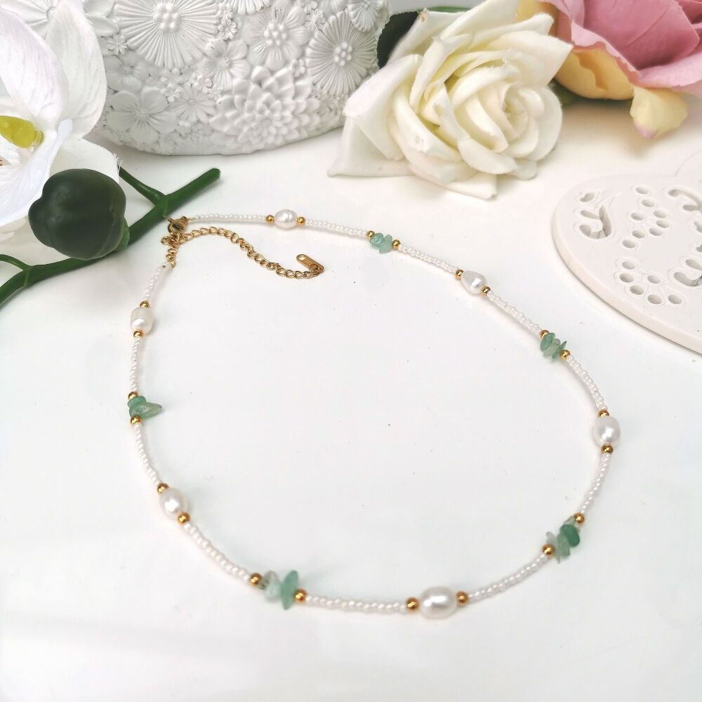 'DARCIE' Mixed Pearl Necklace