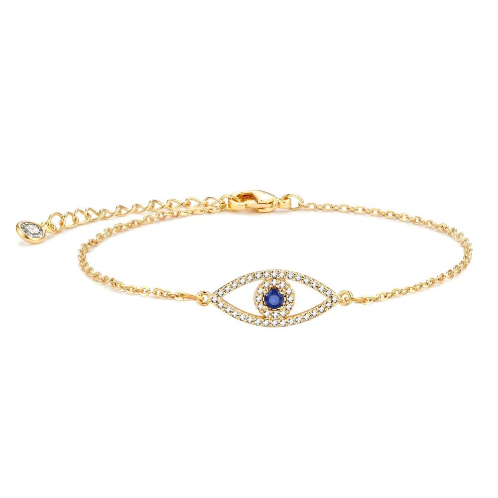 'SERENITY' Gold "EVIL EYE" Bracelet