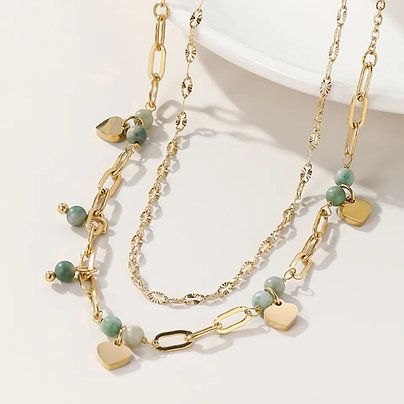 'JESSICA' Dinky Double Layer Necklace
