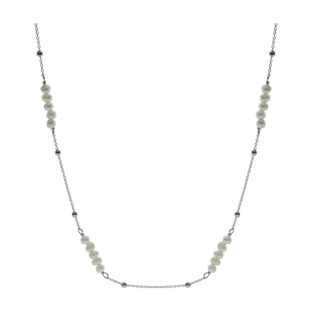 Silver & Freshwater Pearl Necklace