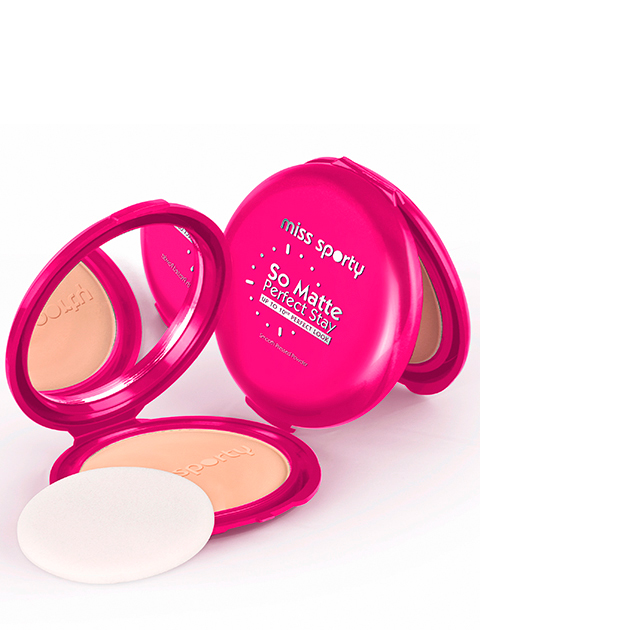 Miss Sporty So Matte Perfect Stay Smooth Pressed Powder - Dark - Pink Case