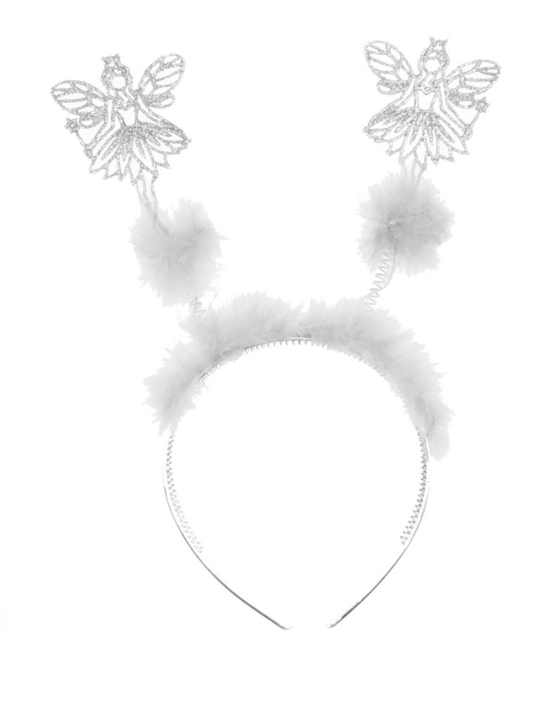 Christmas Angel Deeley Bopper Alice Headband Silver 