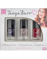 Tanya Burr Trio Nail Polish Gift Set - Number 5 -  Riding Hood, Penguin Chic, Midnight Sparkles