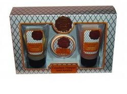 Apothecary For Men Crushed Pepper and Amber - 3 Piece Gift Set
