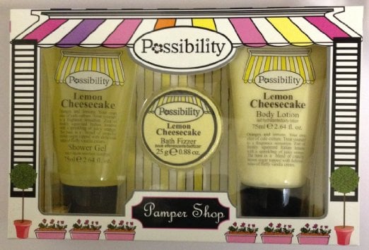   Possibility Pamper Shop Lemon Cheesecake - 3 Piece Gift Set  (2 pack) Bulk Buy