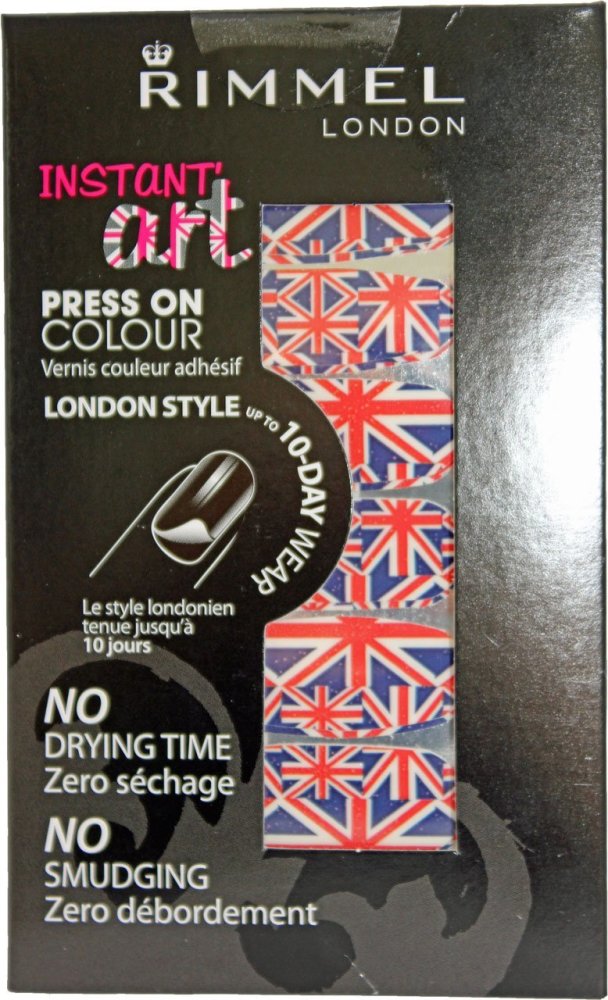 Rimmel Instant Art Press On Nail Colour 001  