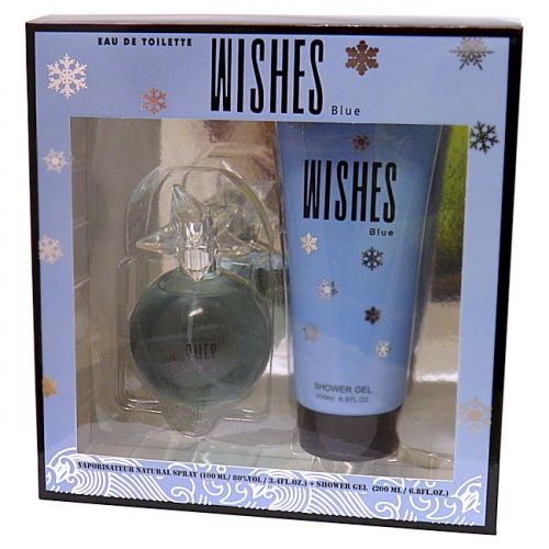   Creative Colours Wishes Blue EDT & Shower Gel Gift Set - Perfect Christmas Present