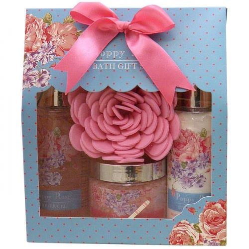    Creative Colours Poppy Rose Ladies Bath Gift Set