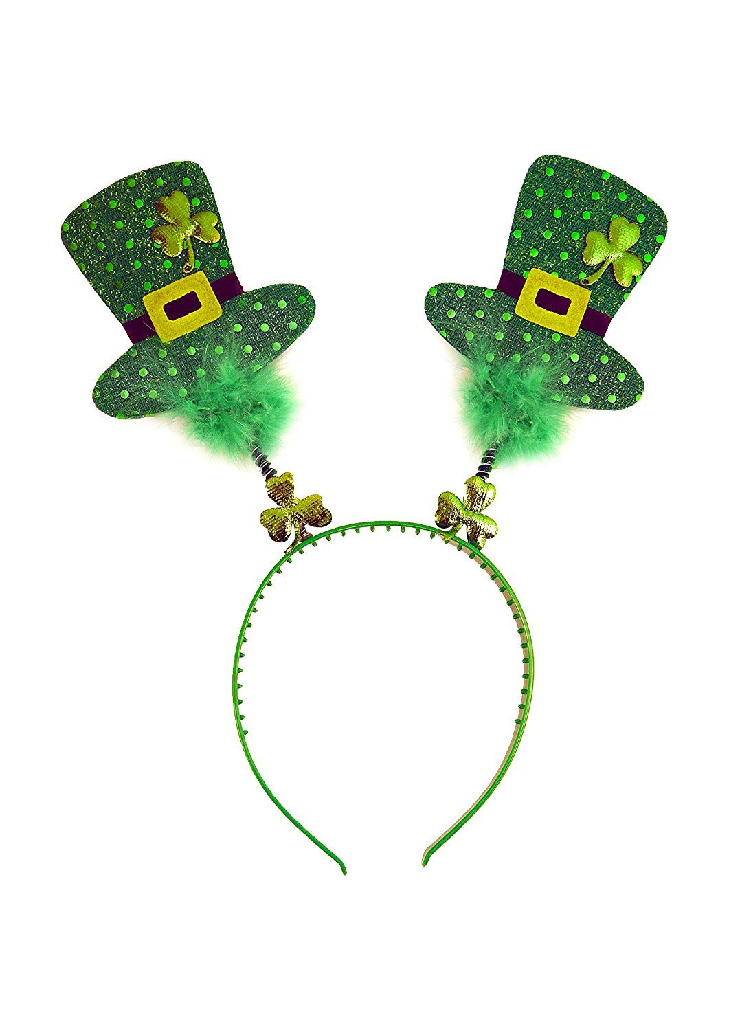 st patricks day irish shamrock head boppers   