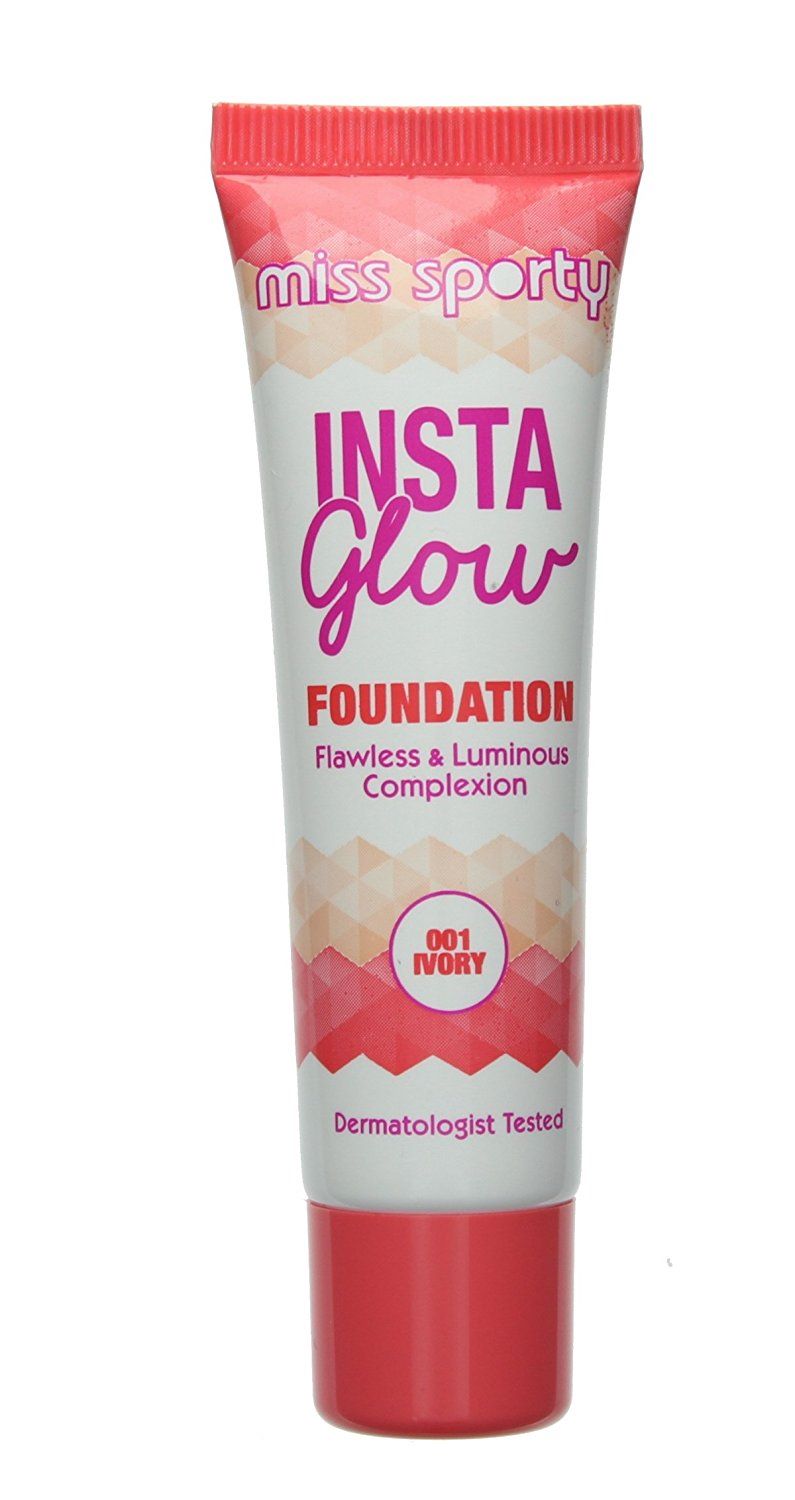 Miss Sporty Flawless Complexion Insta Glow Foundation 30ml-001 Ivory 