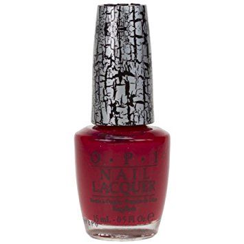 O.P.I Shatter Nail Lacquer 15ml Red