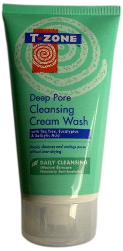 T-Zone Deep Pore Action Cleansing Cream Wash - 150ml ( 2 pack)