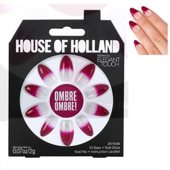 House Of Holland OMBRE OMBRE false Nails Plus Nail Glue Nail File fake nails 