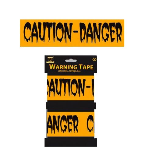 Caution Scream Machine Warning Tape 2 Pack
