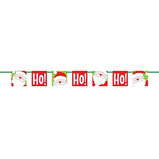Ho Ho Ho Christmas Banner 5Ft