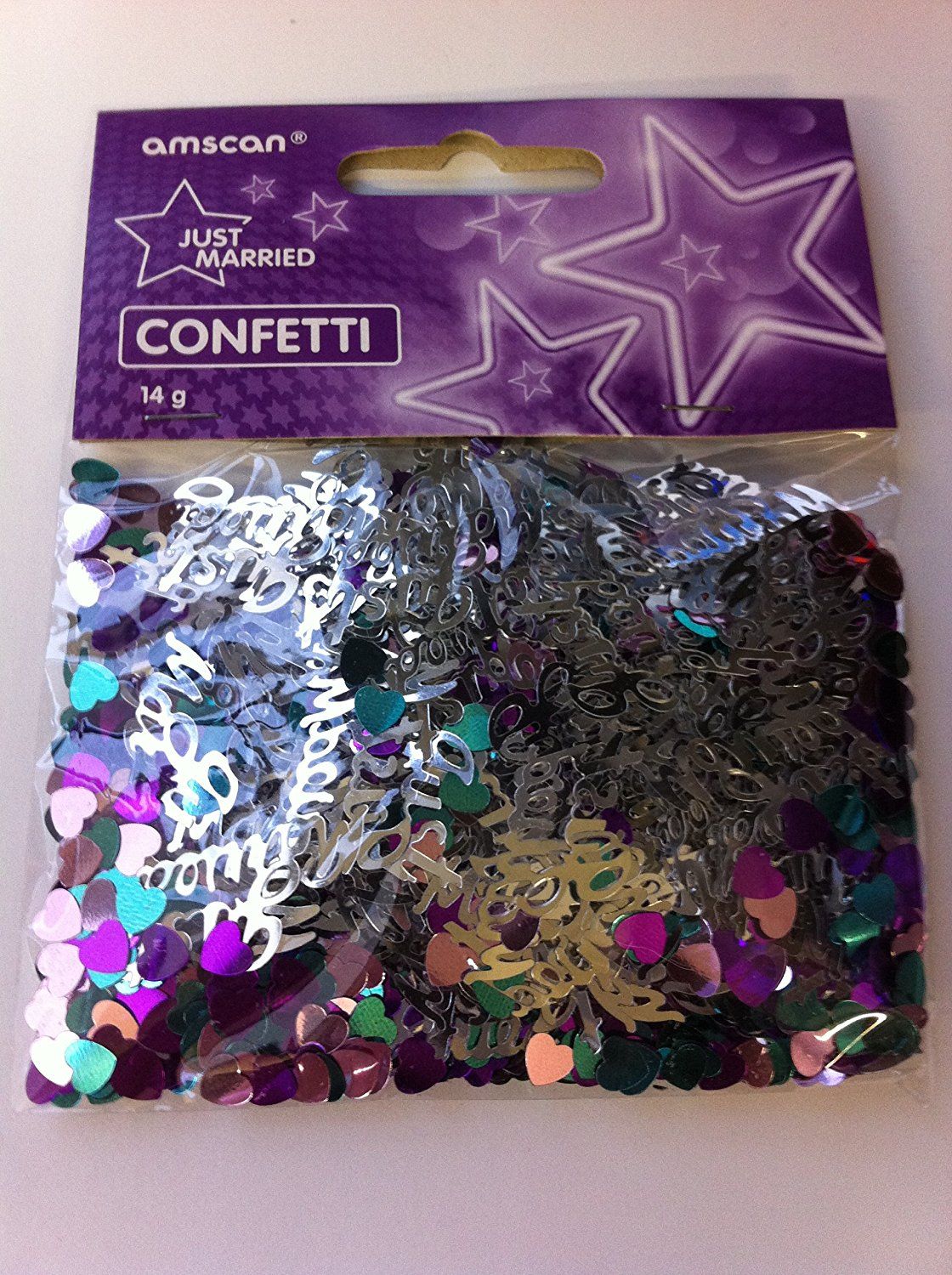 Just Married Wedding Day Confetti 